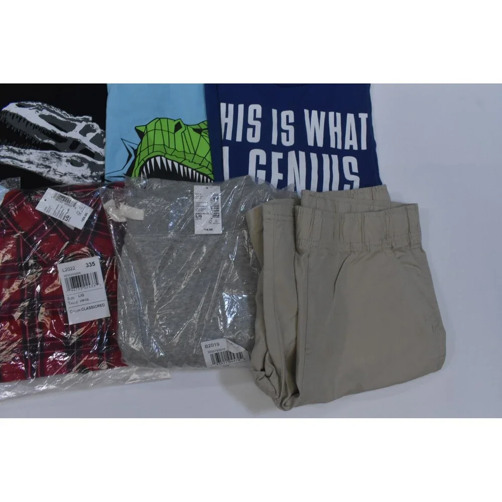 The Childrens Place Bulk Lot Of 10 Boys Size Large 10/12 Mix Season Tops Bottoms